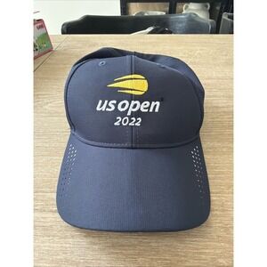 US Open Golf 2022 Strapback Hat – Navy Blue – American Express –Moisture Wicking